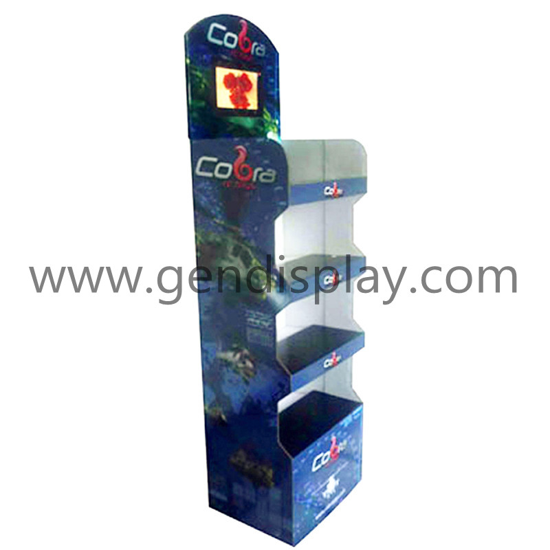 Floor Display with Digital Photo Frame For Toys Promotion (GEN-FD122)