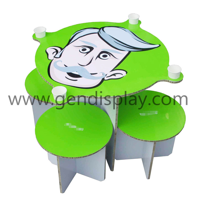 Custom Promotional Cardboard Chair, Cardboard Kids Furniture (GEN-CF010)