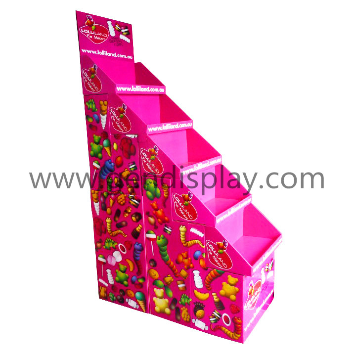 Cardboard Pallet Display Stand For Candy(GEN-PD046)
