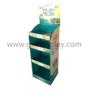 Cardboard Floor Display Shelf, Floor Display Stand (GEN-FD320)
