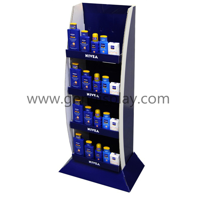 Nivea Supermarket Floor Display, Cardboard Cosmetic Display (GEN-FD243)
